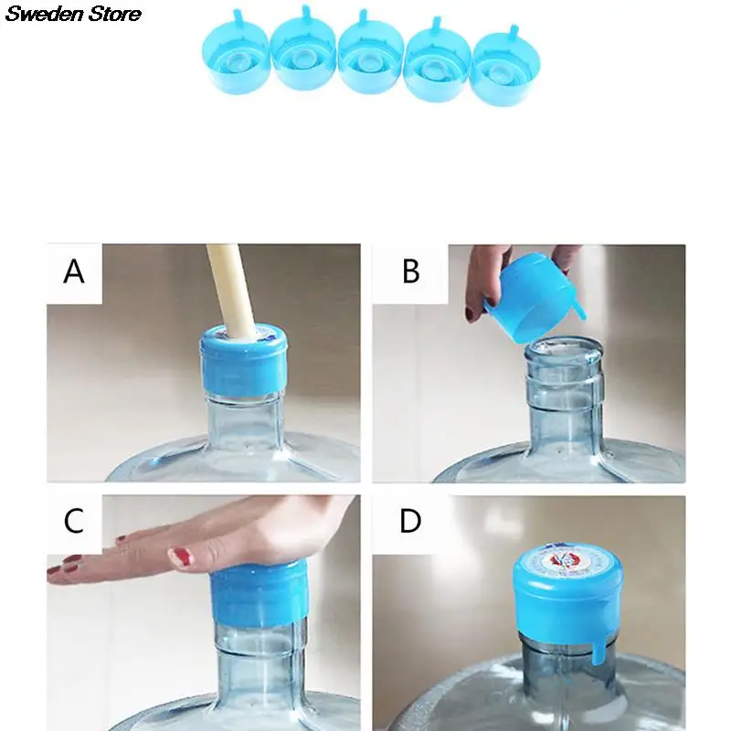 5 шт./компл. 3/5 галлонов антипилинговые крышки для бутылок с водой закрывающиеся