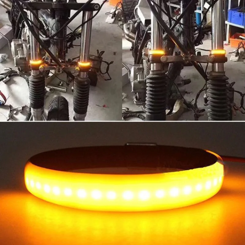 

Motorcycle turn signal LED daily turn signal warning signal circular turn signal