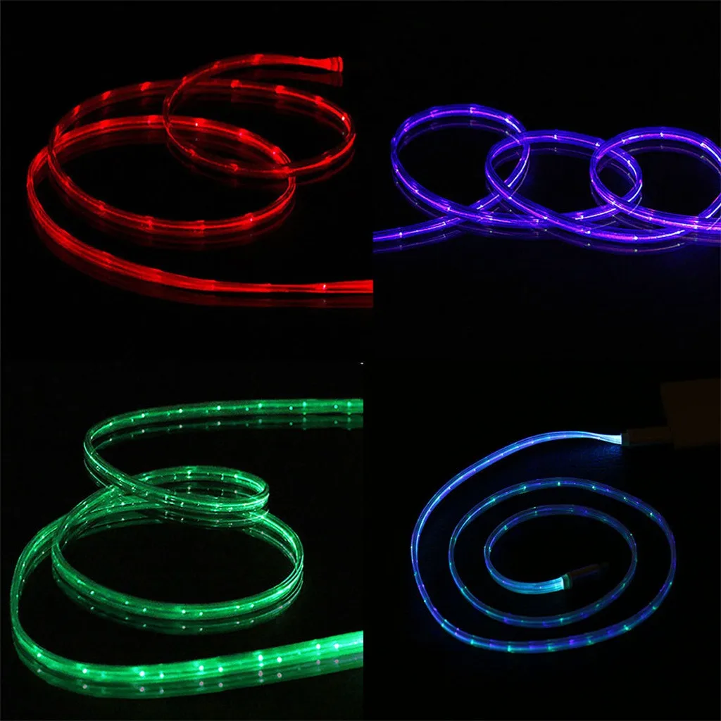 

Светодиодный кабель для быстрой зарядки для Samsung Galaxy Note10 + 2.4A 1 м