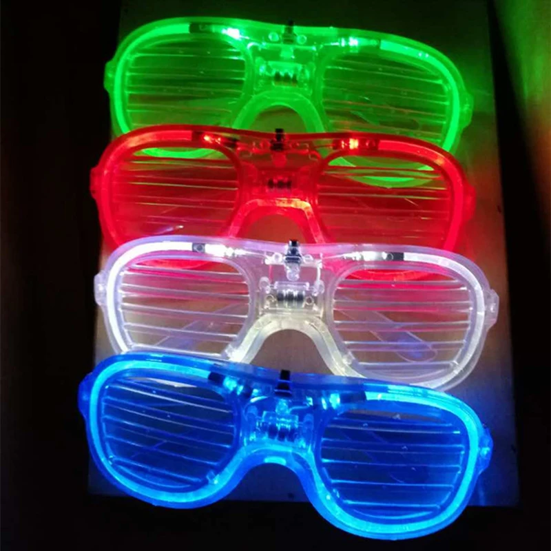 

New Led Illuminated Blinds Glasses Bar Prom Party Performance Cheering Props Festival Celebration Active Atmosphere Flash Toy