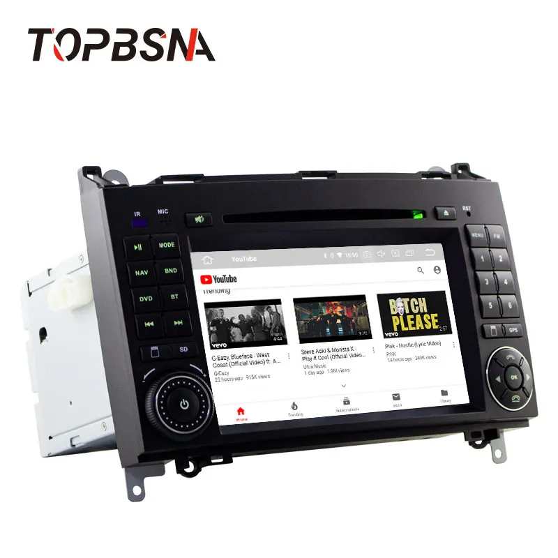 Автомобильный DVD-плеер TOPBSNA стерео-система на Android 10 с GPS Навигатором для Mercedes Benz B200