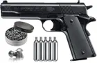 Wearable4U умарекс Колт правительство 1911 A1 CO2 полуавтоматический пневматический пистолет гранулы пневматический пистолет с 5 шт. 12gr CO2 металлический настенный знак