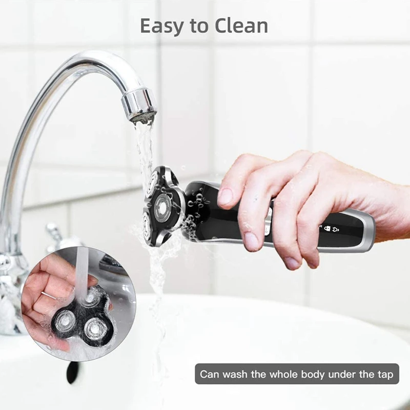 Новинка 3-скоростной бритвенный станок для мужчин триммер влажного и сухого