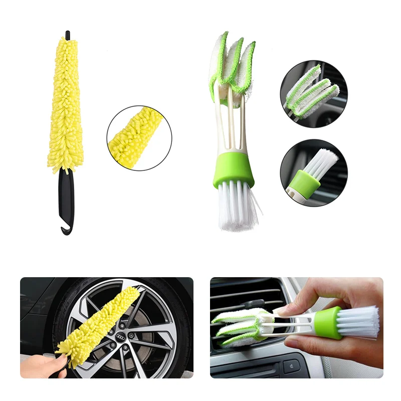Пластиковая ручка щетка для мойки колеса автомобиля | Автомобили и мотоциклы