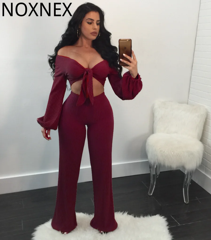 

NOXNEX Ribbed Women Two Piece Set Crop Top Cardigan Long Sleeve Mini Skirt Bodycon Sexy Streetwear Matching Club Autumn Winter