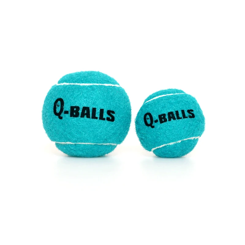 

Dog Toy Set Thick Walled Natural Rubber Squeak Chew Balls for Dogs Tennis Interactive Bouncy Balls for Training 4-pack