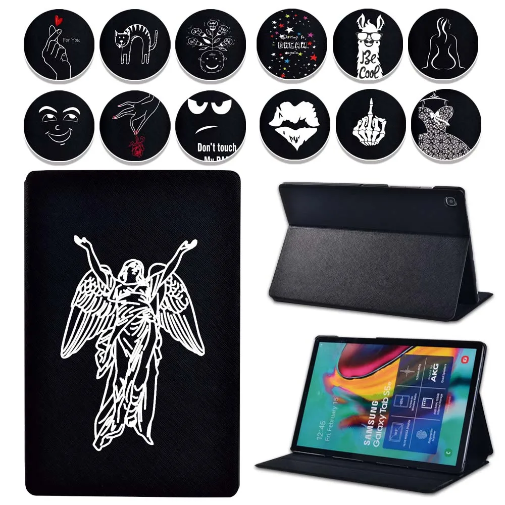 

Tablet Case for Samsung Galaxy Tab A A6 7"/10.1"/Tab A 9.7/10.1/10.5/Tab E/ S5E Ultra-thin Leather Shockproof Tablet Cover Case