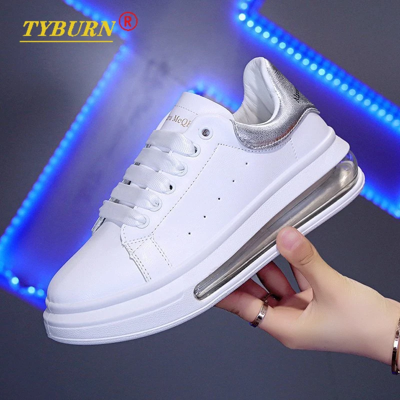 

Autumn Ladies Sneakers Comfortable Women's Vulcanized Shoes Candy Color 2021 Fashion Hollow New Women's Shoes Large Size 35-44
