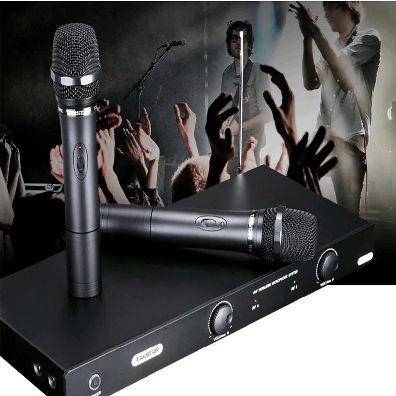 New TAKSTAR TS-6720 VHF Wireless Microphone System Professional Karaoke Engineering & Mic Hot Shipping | Электроника