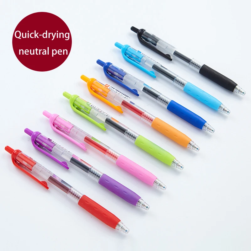 

Автоматические шариковые ручки 8 шт./лот 0,5 мм, карандаши, письменные принадлежности, креативный подарок для студентов, офисные канцелярские...