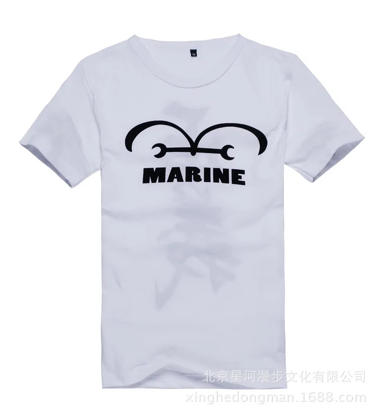

Marine White Adult T-shirt Top Cosplay Costume X001