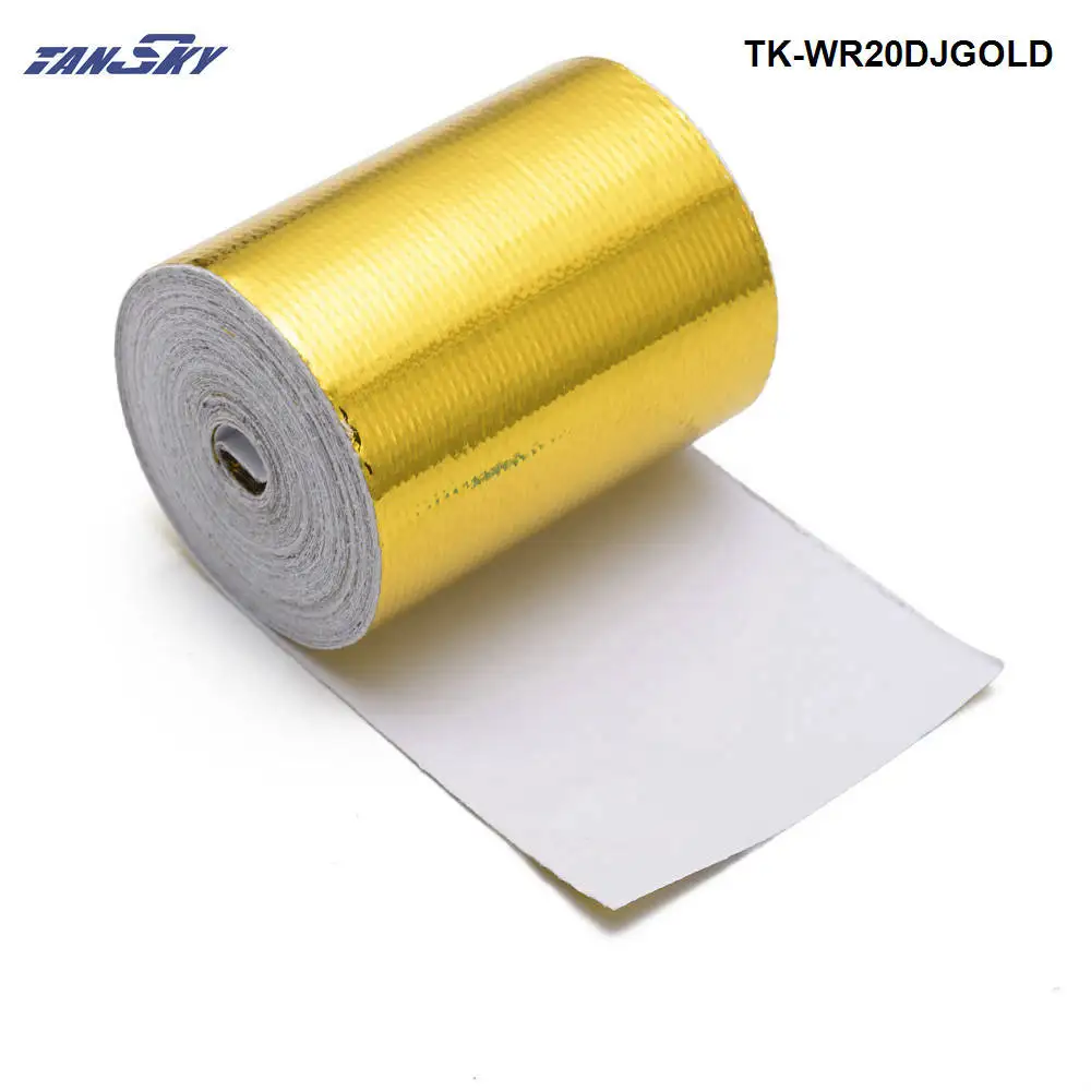 Лента теплозащитная/барьер для Jeep Wrangler TK WR20DJGOLD 2x5 метров|gold reflective tape|gold heattape design |