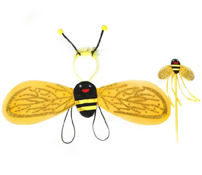 Ребенок День святого Валентина подарки 4 шт. Новинка Би божья коровка Крылья