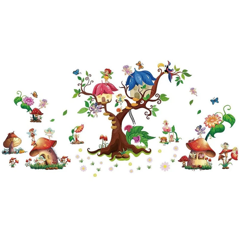 

Мультяшные наклейки на стену для гостиной, спальни, самодельные съемные водонепроницаемые самоклеящиеся художественные настенные украшен...