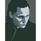 Картина по номерам Том Хиддлстон - Локи, 30 х 40 см