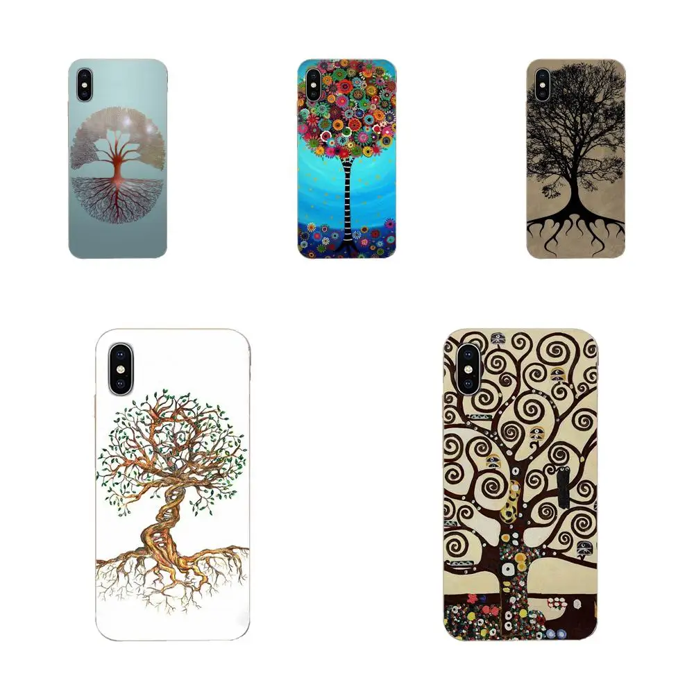 Для Apple iPhone 4 4S 5 5C 5S SE 6 6S 7 8 11 Plus Pro X XS Max XR Diy Роскошный чехол для телефона Klimt Gustav Art Tree