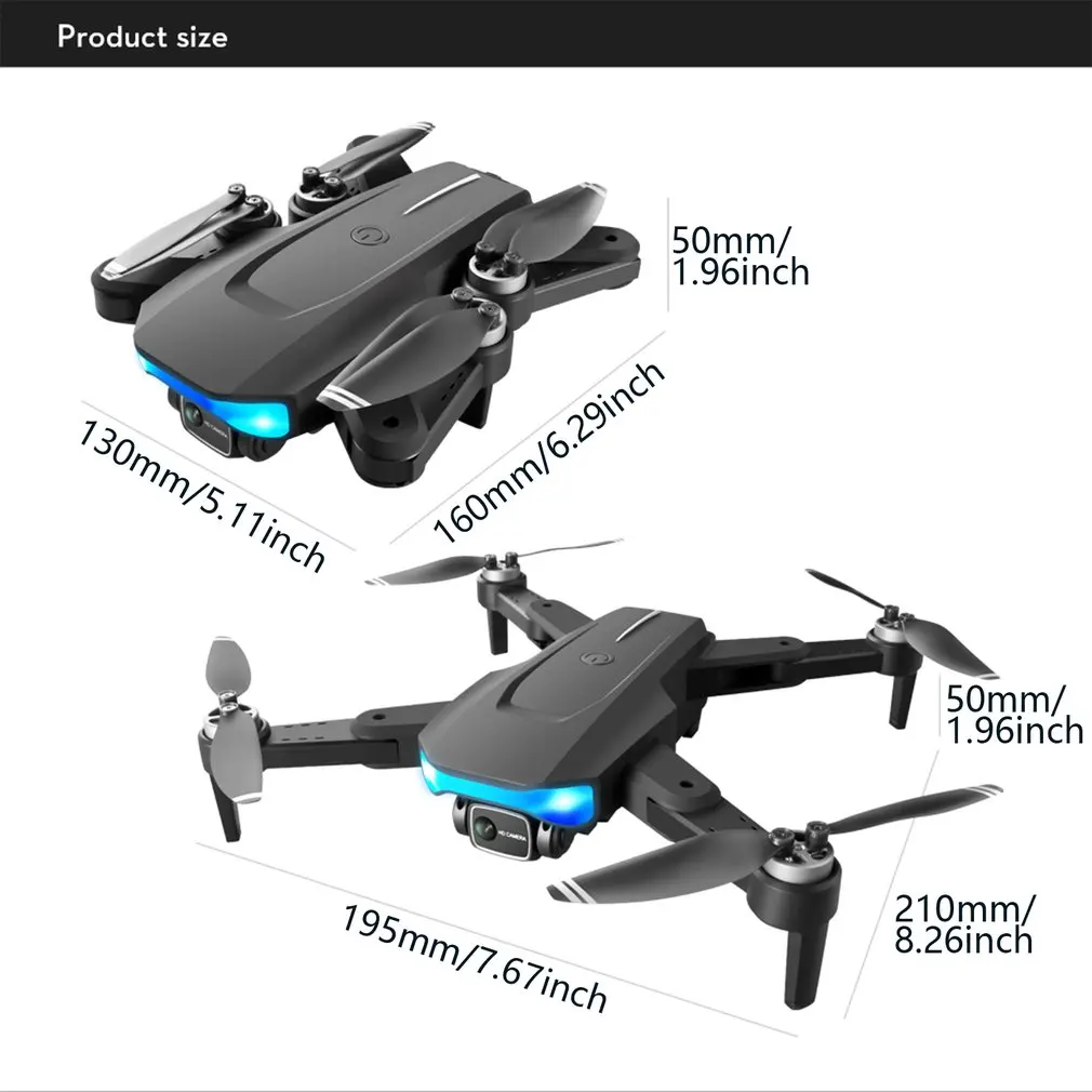 

LS38 Drone FPV GPS 5G WiFi 6K HD Camera Professional Aerial Photography Brushless Motor RC Quadcopter 24/16/8 Fan Blades Drone