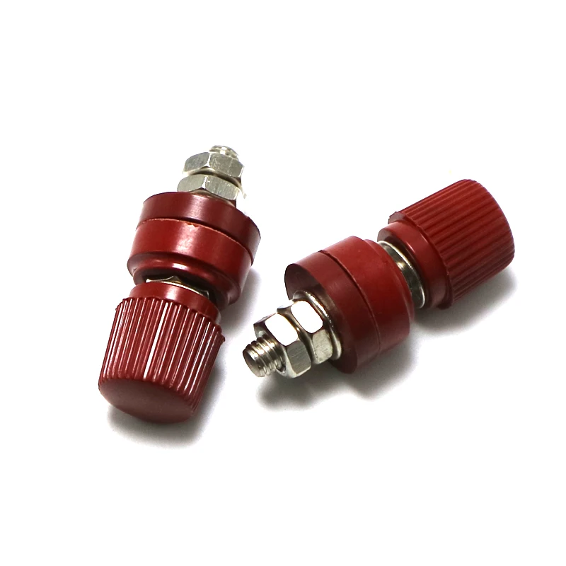 2PCS 333/555 Wire Binding Post Thread Screw Dia 6/8mm Lithium Battery Weld Inverter Clamp Power Supply Connect Terminal Splice |