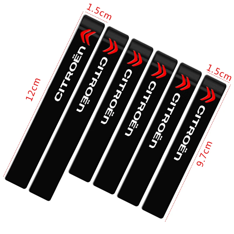 Резиновая защитная полоска-наклейка для предотвращения столкновений двери, края и зеркал заднего вида автомобиля Citroen C3 C4 C5 C2 Grand.