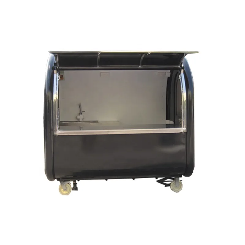 

KN-220B black outdoor pizza mobile food truck/trailer/kiosk