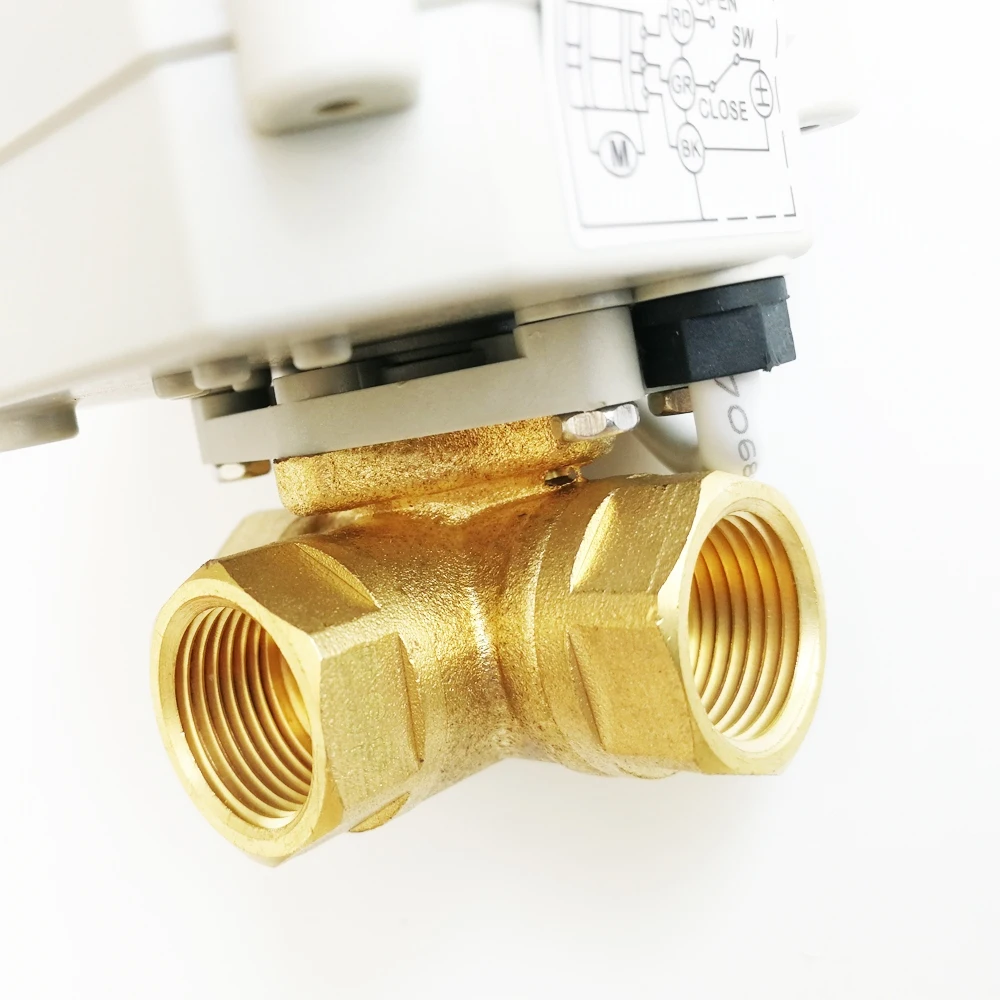 Цай вентилятор обычно открытым/нормальный закрыть клапаны AC/DC9 24V 3 способ BSP/ДНЯО