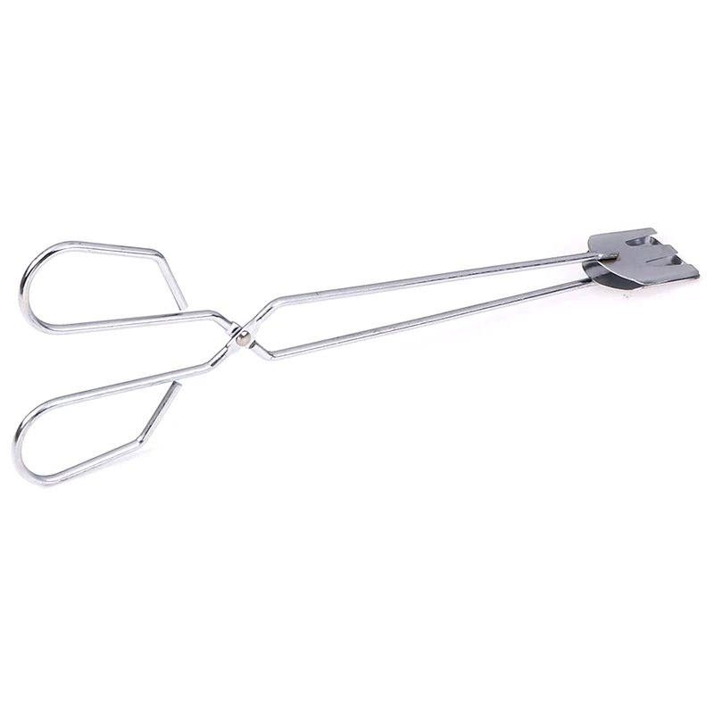 1pc Stainless Steel Grilled Food Clip Scissors Type BBQ Tongs Tools Barbecue kitchen Accessories | Дом и сад