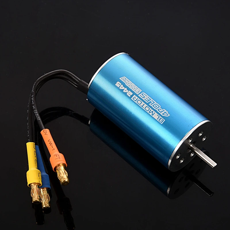 2445 3000KV Бесконтактный бесщеточный мотор для RC автомобиля лодки Багги