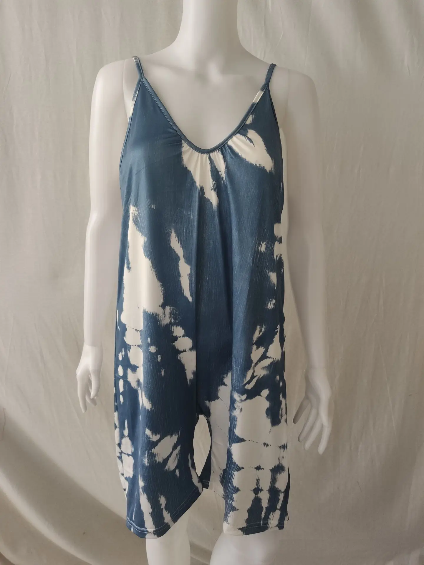 

New Fashion Women Sexy Beach Strap Camis Sleeveless Ruffles Casual Playsuits Elegant Jumpsuits Summer Shorts Romper Plus Sizes