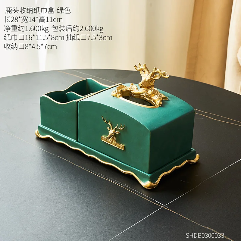 

Creative Resin Tissue Storage Box Decoration Table Toilet Roll Holder Decorative Box Funny Boite Rangement Home Decor BJ50ZC