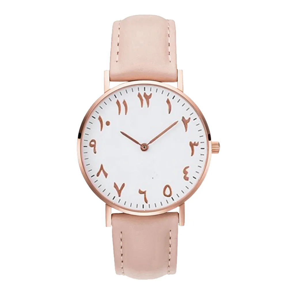 

10 Colors Simple Dial Series Fashion Women Watches Casual Ladies Quartz Clock Wristwatch Clock Leather Strap Dropshipping Watch
