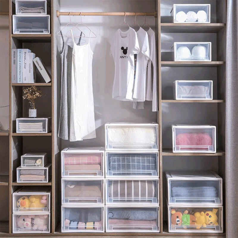 

ВАНДЕРЛАЙФ пластиковый шкаф коробка для хранения ящик Домашняя одежда коробка для хранения es свободно в собранном виде укладки шкафы для х...