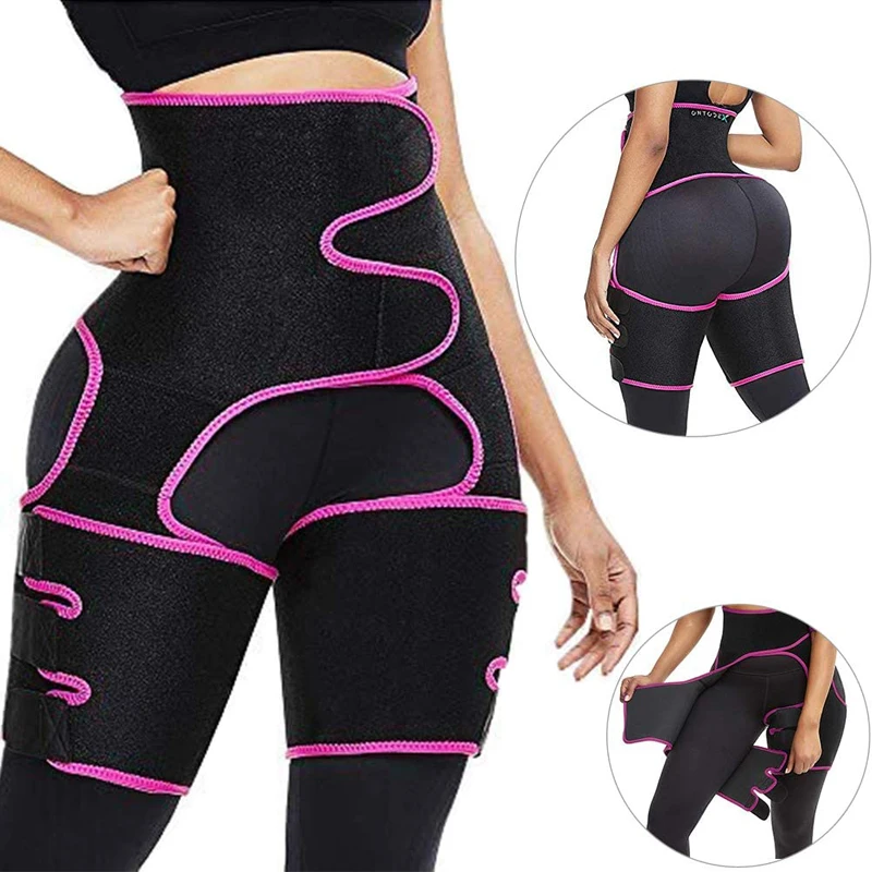Neoprene Sweat Slim Thigh Trimmer Waist Trainer Leg Shapers Slender Slimming Belt Shapewear Muscles Band Weight Loss Body Shaper