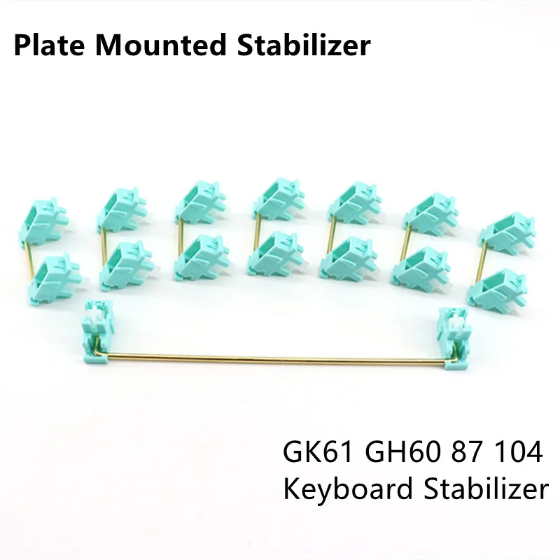 

Plate Mounted Stabilizer Customized Repair Plate Stabilizers for Mechanical Keyboard GK61 GH60 87 104 Keyboard Stabs