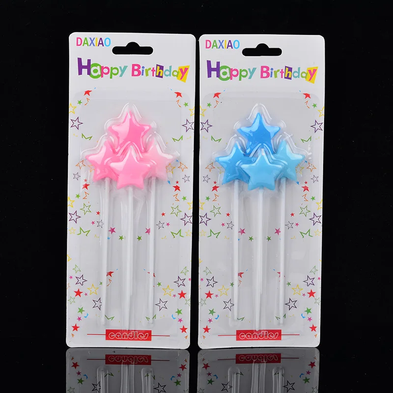 Тирант золотой длинный шест любовь пятиконечная звезда фотосвеча Детский номер