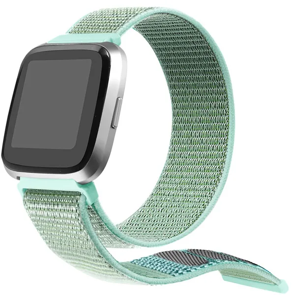 Color B Нейлоновая петля ремешок для Fitbit Versa ремешок сменный Браслет для Fitbit Versa умные часы мужские ремешки для часов женский браслет - Цвет: Color B