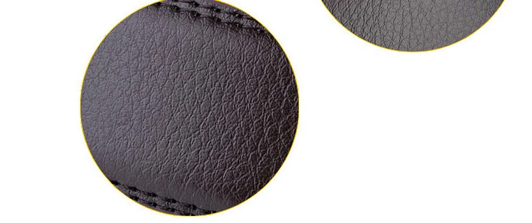 Men's Plus Size Belt Cowhide Leather 150cm Strip Automatic PU Waistband No Buckle 3.5CM Men Jeans Belts Brown Body Lengthened140