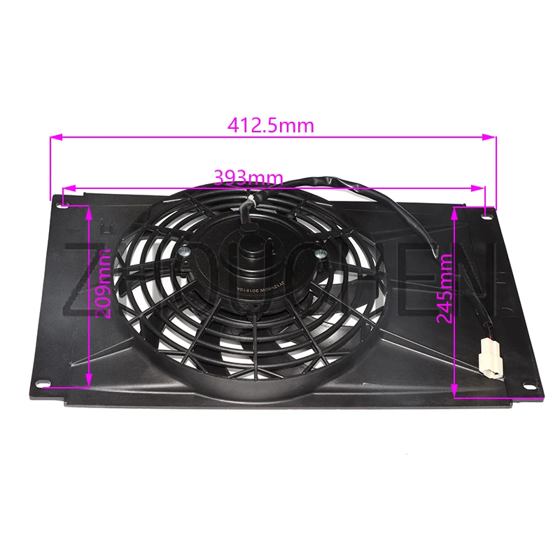 

Cooling fan electric fan cover for Ford Mondeo MK4 GALAXY S-MAX KUGA OEM: 6G91-8C607-CF Volvo S60 S80 XC60