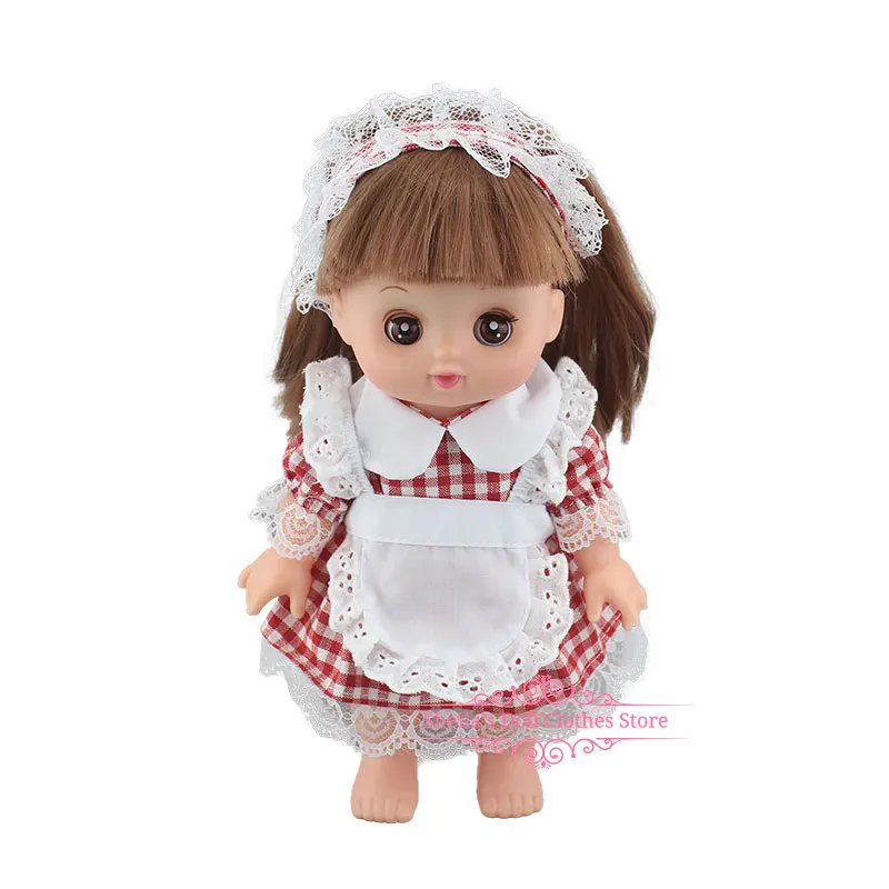 01 Прекрасный полосатый комбинезон для 25 см Mellchan Baby аксессуары для кукол - Цвет: 01