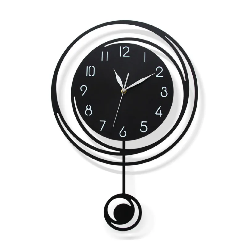 Большие 3d металлические настенные часы для гостиной золотые современные