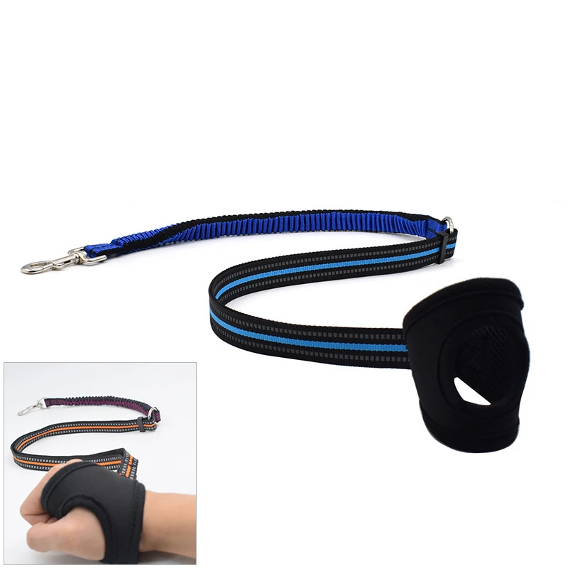 

Dog Leash Nylon Elastic Reflective Strip Pet Retractable Leash for Medium Large Dog Lead Padded Jogging Walking Training Running