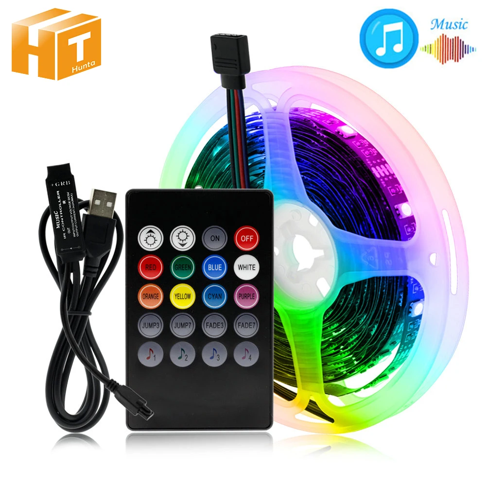 Гибкая светодиодная лента USB 5050 DIY