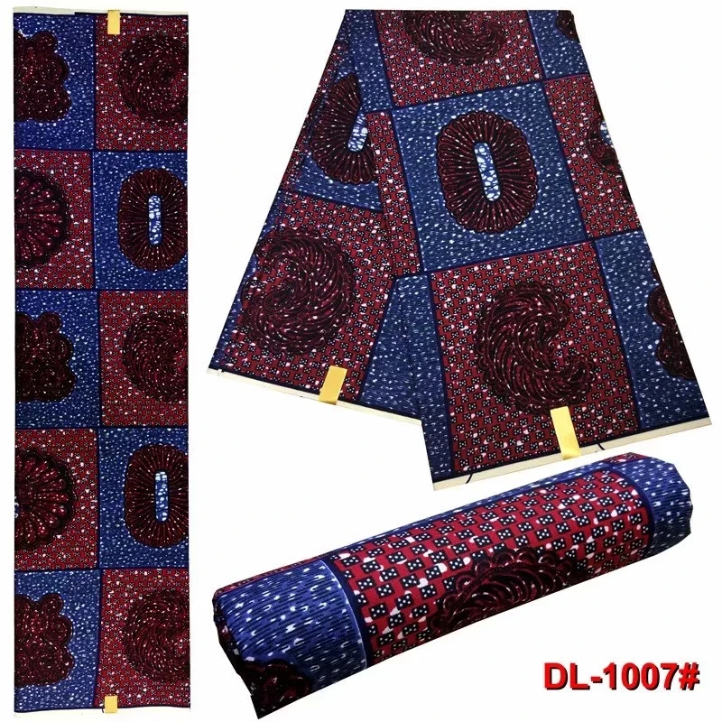 Африканский настоящий воск из Анкары Ткань 6 ярдов для шитья материал модный