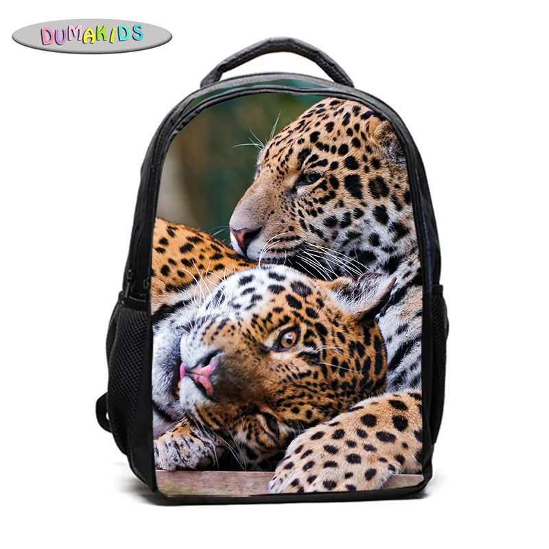 Школьный рюкзак Panther сумка для книг с принтом тигра божьей коровки белого енота