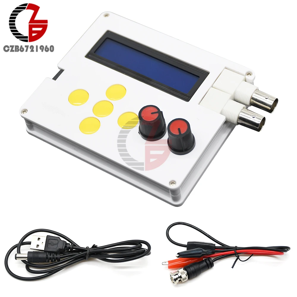 

DDS Функция генератор сигналов постоянного тока 4V-10 в 1Hz-500 кГц синусоидальный сигнал прямоугольной Треугольники Swatooth ЭКГ импульсный генерат...