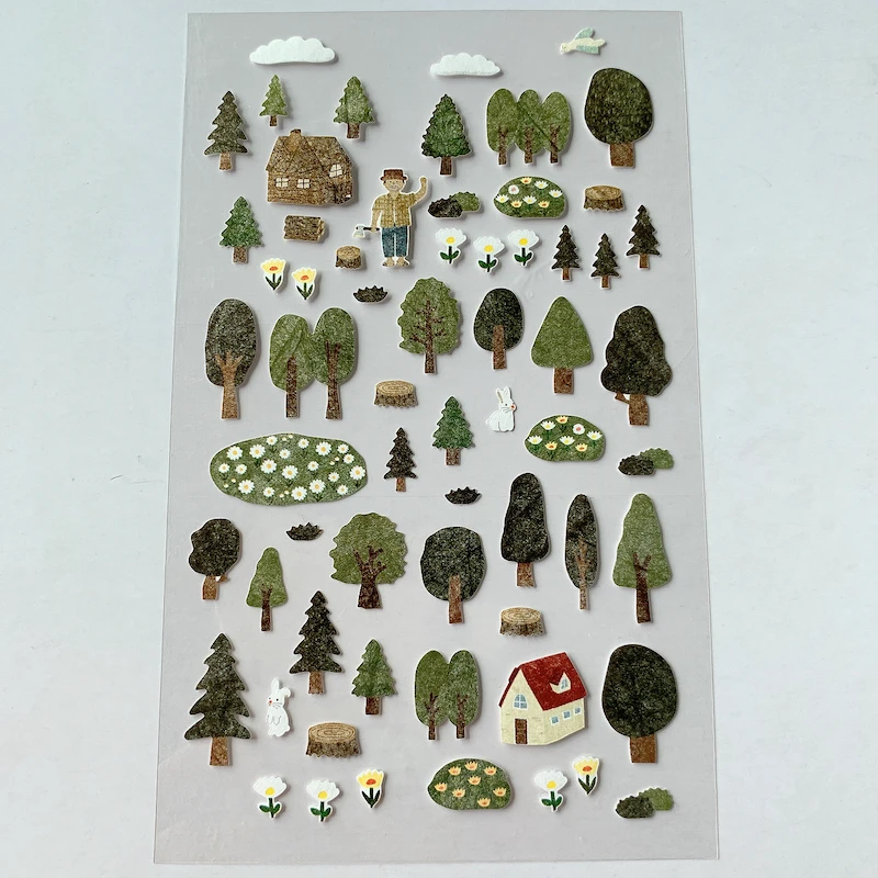 Pegatinas de animales Kawaii para u&ntilde;as, lote de pegatinas de animales para u&ntilde;as-3