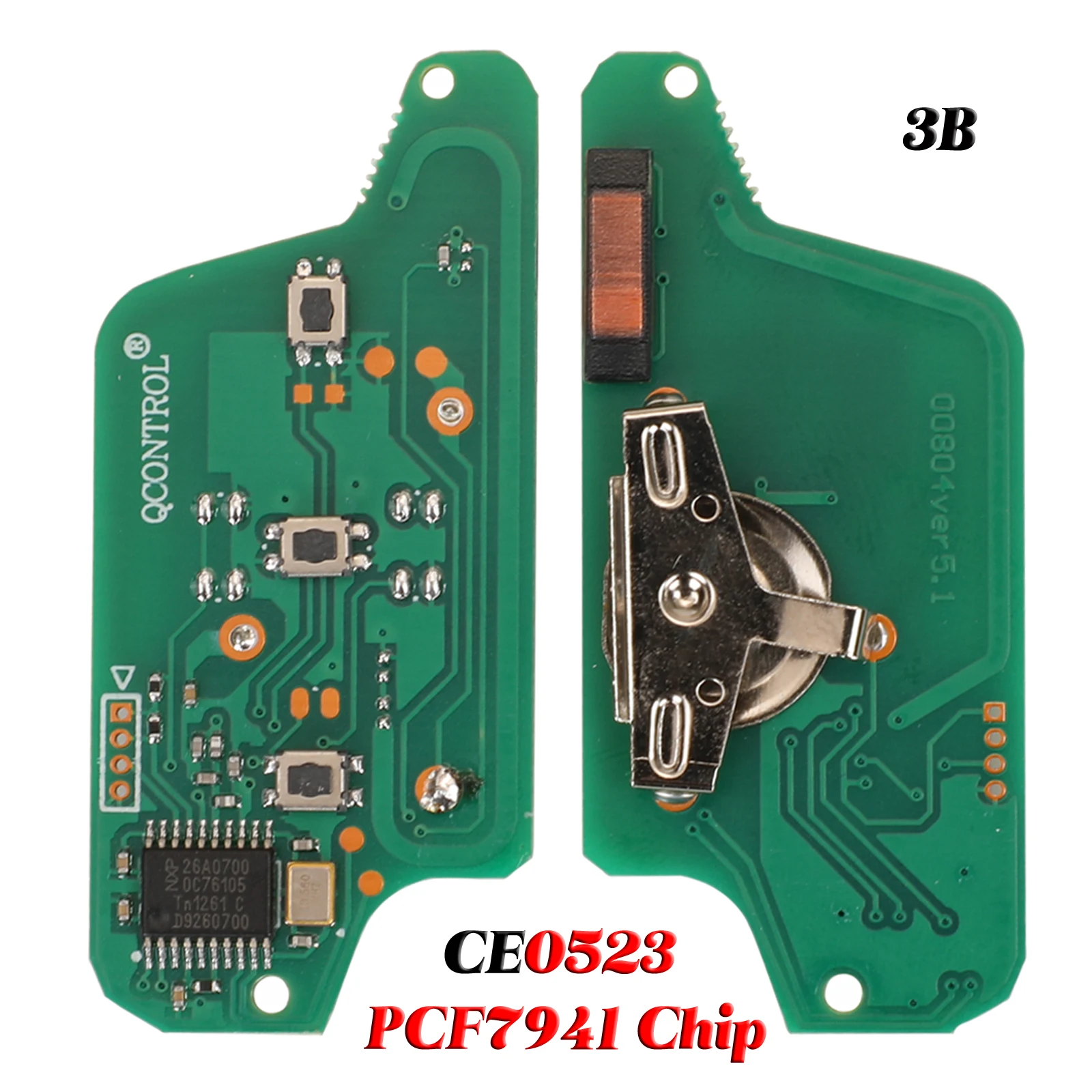 Jingyuqin 2/3 кнопки для peugeot 407 307 308 607 Citroen C2 C3 C4 C5 Fob дистанционный ключ печатная плата