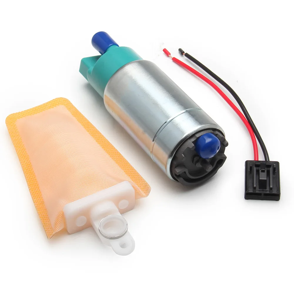 

New Replacement Car Electric Fuel Pump & Strainer Install Kit 02 E8213 300LPH
