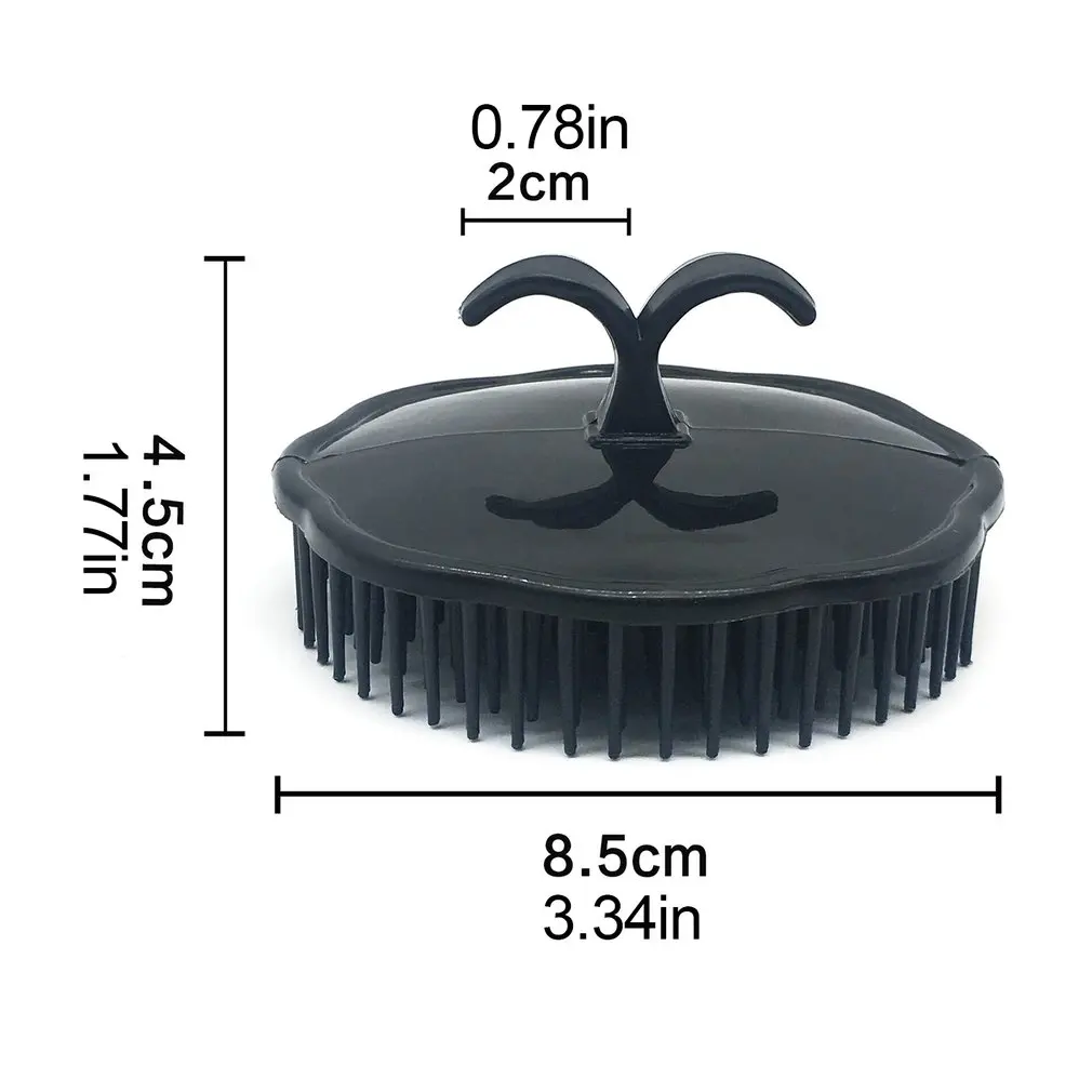 

Soft Hair Silicone Shampoo Brush Beauty Product Personal Care Hairbrush Shampoo Massage Comb For Children