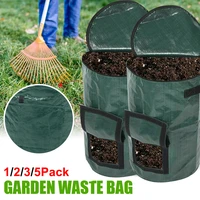 garden yard leaf bag organic compost bag lawn waste bag gardening bags environmental pe cloth waste disposal bags tools d30