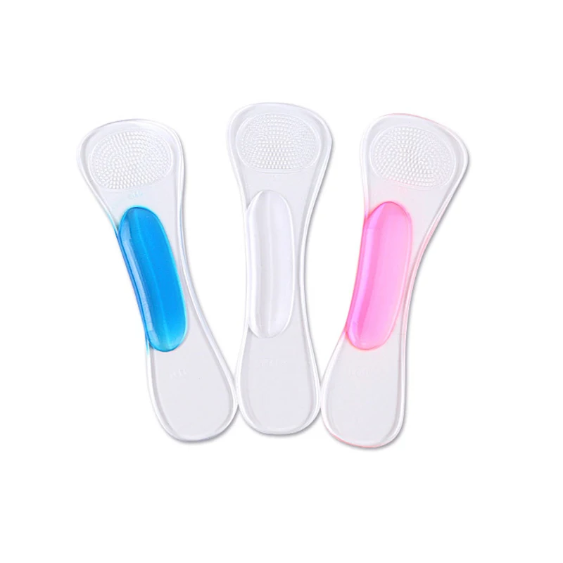 

1Pair Inserts For Women Orthotic Arch Support Inserts Silicone Flatfoot Forefoot Corrector Anti-skid Hight Heel Shoe Cushion Pad